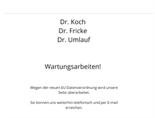Tablet Screenshot of dres-kochfrickeumlauf.de
